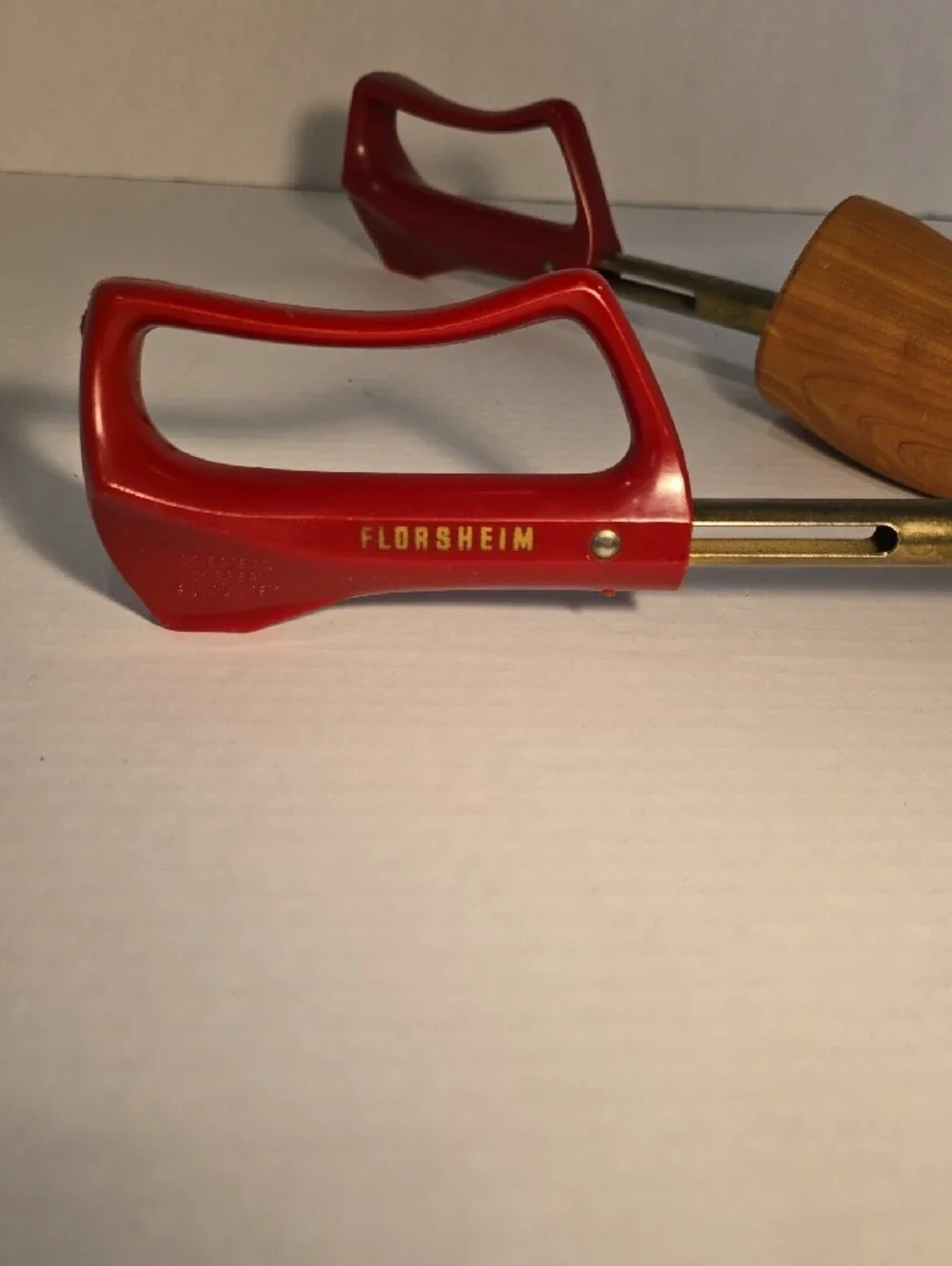 Wooden Florsheim Shoe Trees with Red Handles - Men Shoe Care